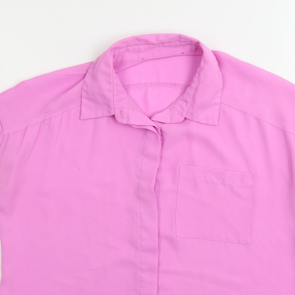 Atmosphere  Womens Pink   Basic Button-Up Size 8
