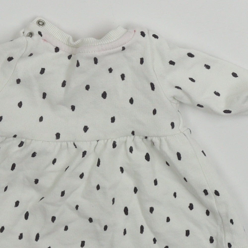 fred&flo  Girls White   Pullover Jumper One Size