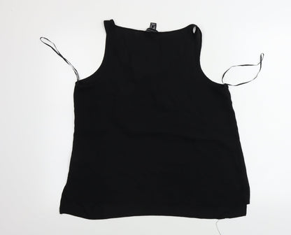 Back view of Atmosphere women’s black basic blouse, size UK 14