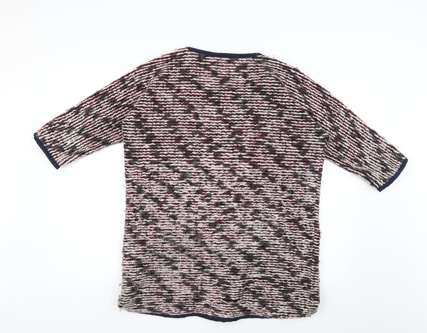 LIBERTINE-LIBERTINE Womens Multicoloured Geometric  Cardigan Jumper Size S