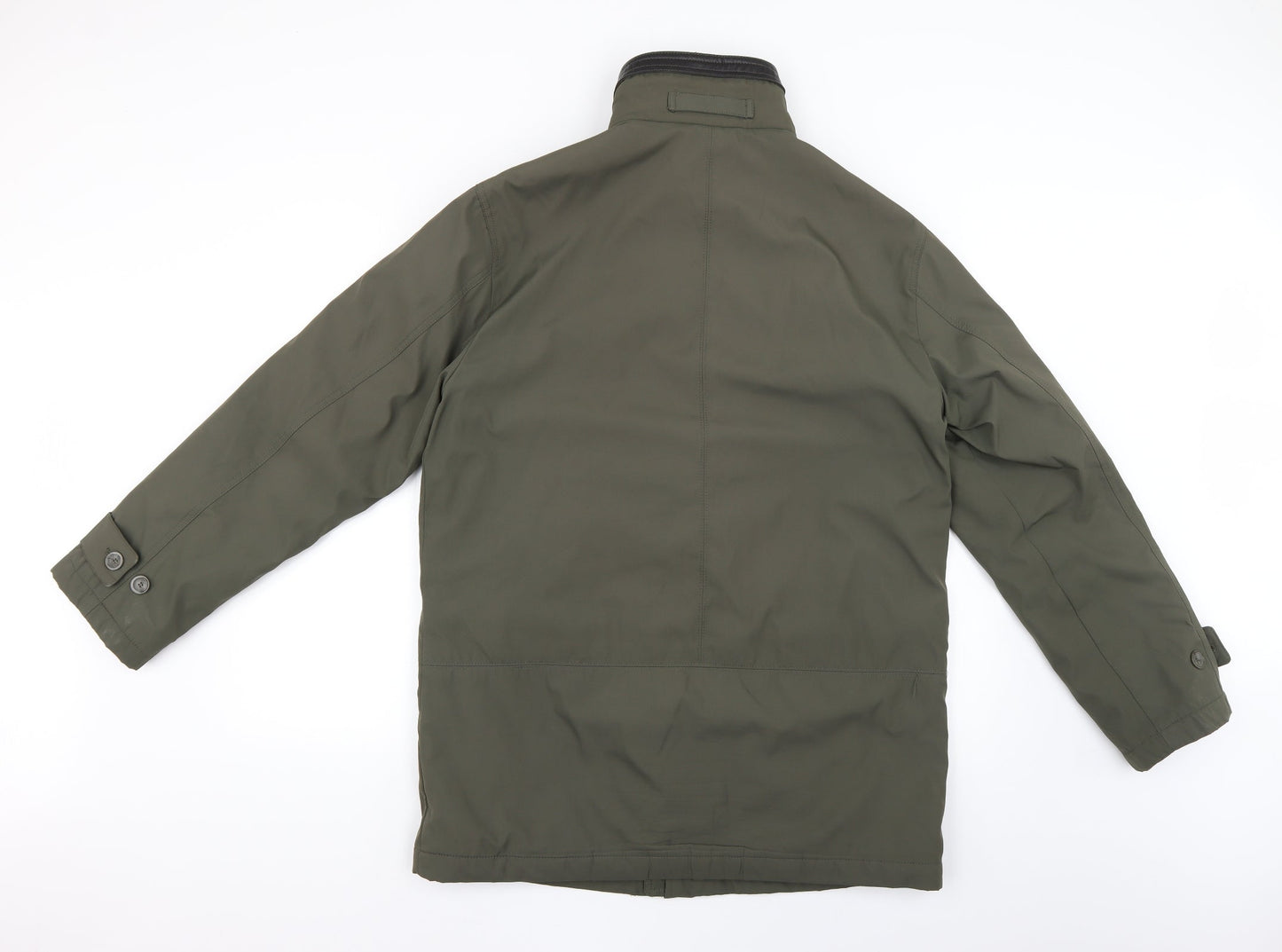 paul berman Mens Green   Rain Coat Coat Size S