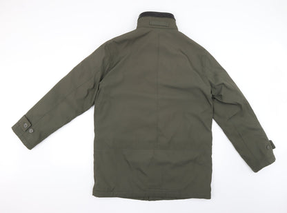paul berman Mens Green   Rain Coat Coat Size S
