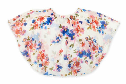 Front view of Atmosphere women’s white floral basic blouse, size UK 10