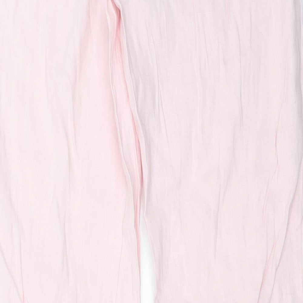 Marks and Spencer Womens Pink   Trousers  Size 14 L31.5 in