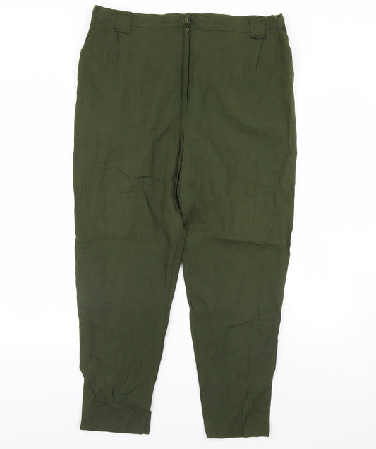 Preworn Womens Green   Trousers  Size 36 in L30 in