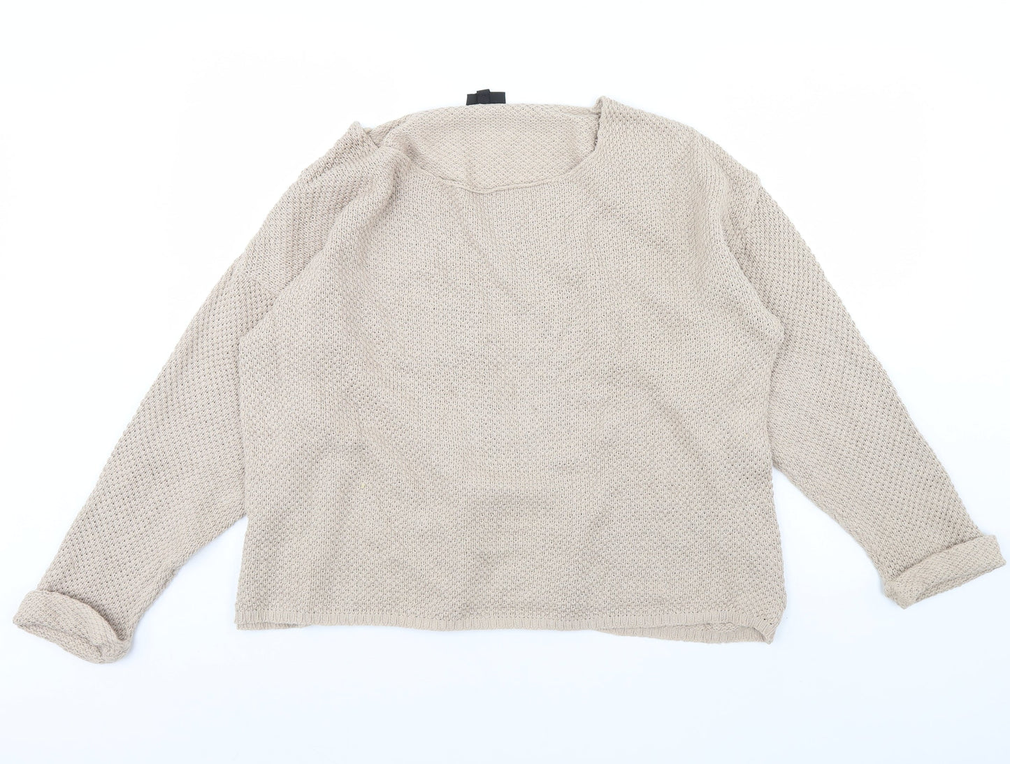 Topshop Womens Brown   Pullover Jumper Size 12