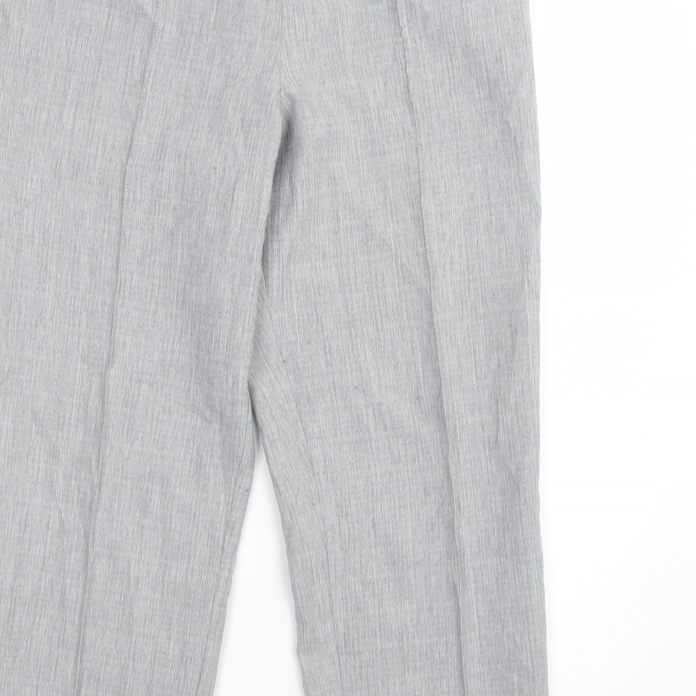 Marks and Spencer Womens Grey   Trousers  Size 14 L25 in