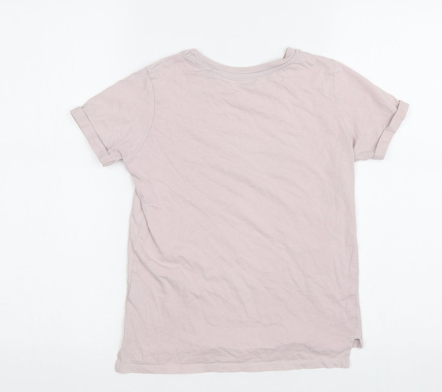 River Island Girls Pink   Basic T-Shirt Size 7-8 Years  - NYC