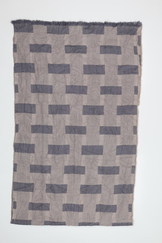 Preworn Womens Beige Geometric   Shawl/Wrap