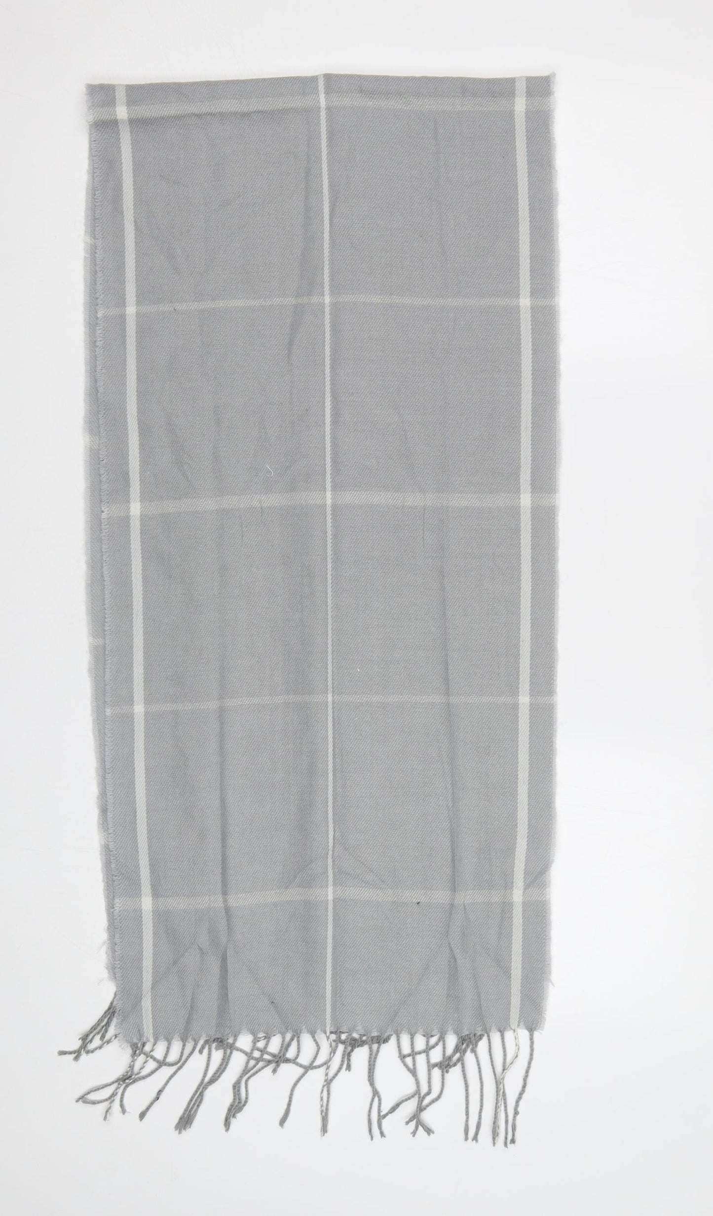 M&S Womens Grey Check   Scarf