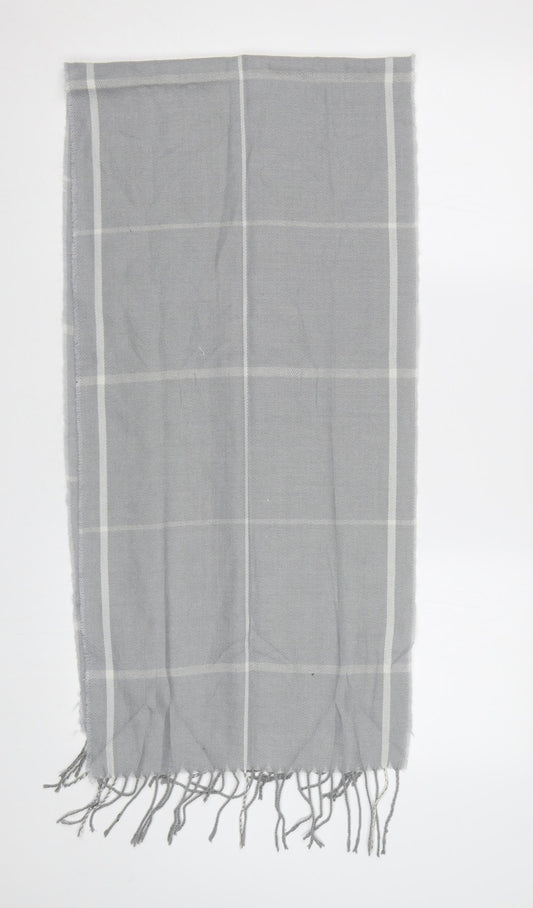 M&S Womens Grey Check   Scarf