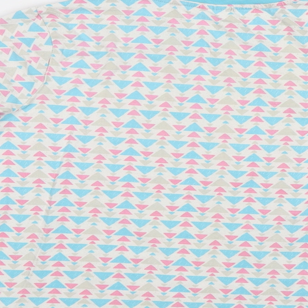 Lily&Dan Girls Blue Geometric  Top Pyjama Top Size 11-12 Years