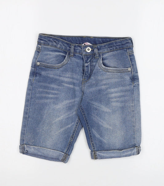 Miss E-Vie Girls Blue   Cropped Jeans Size 9 Years