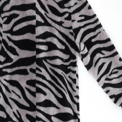 Preloved NEXT Girls Black Animal Print   One Piece   - Zebra Print - Label