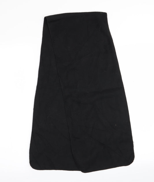 Preworn Mens Black   Scarf  Size Regular  - Fleece Feel Exterior