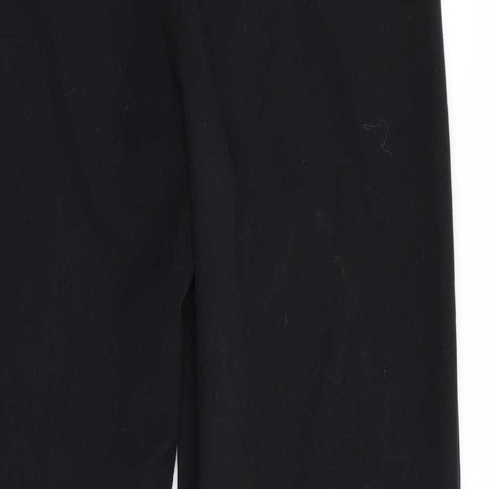 Marks and Spencer Womens Black   Trousers  Size 8 L27 in - Side zip