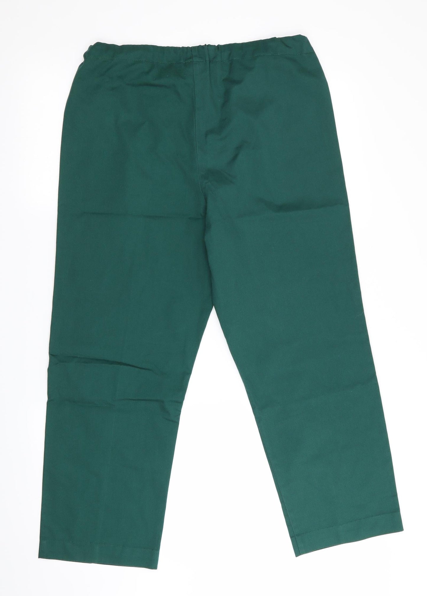 Graham Gardner Womens Green   Trousers  Size 8 L24 in - Maternity Cropped Workwear