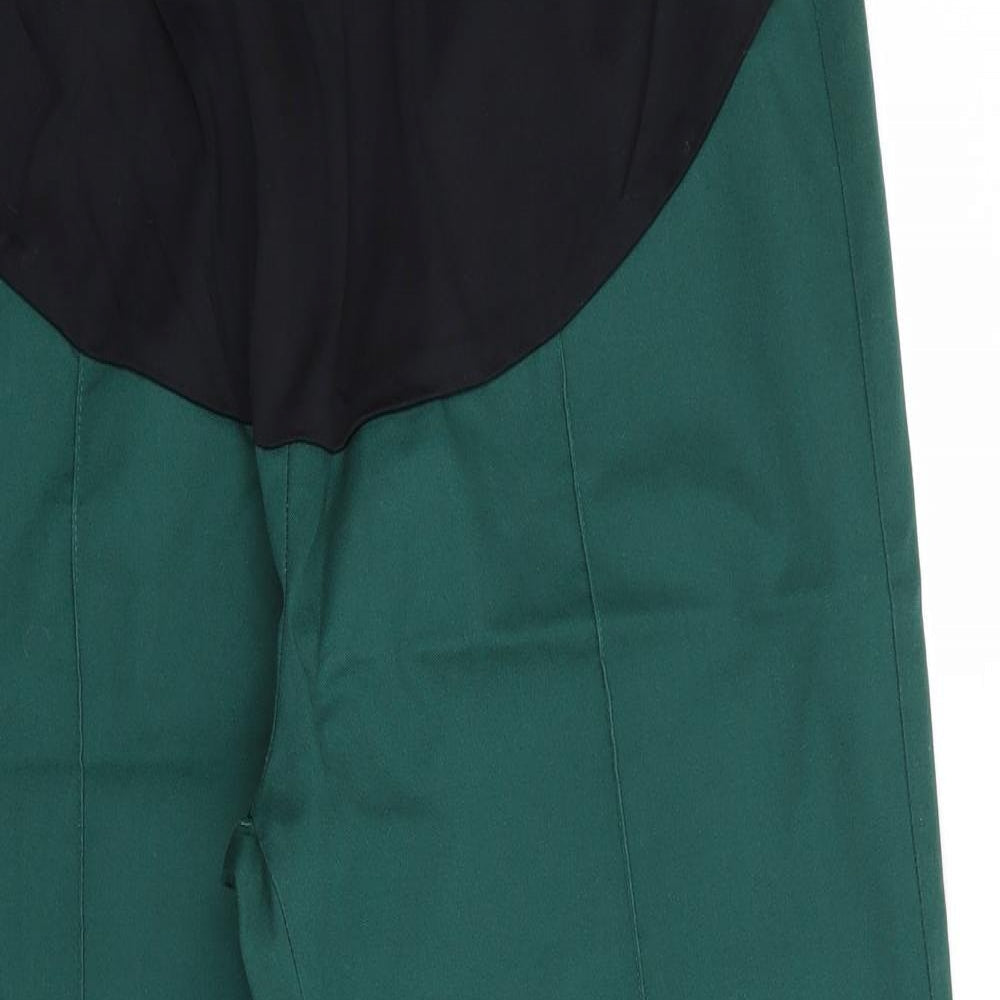 Graham Gardner Womens Green   Trousers  Size 8 L24 in - Maternity Cropped Workwear