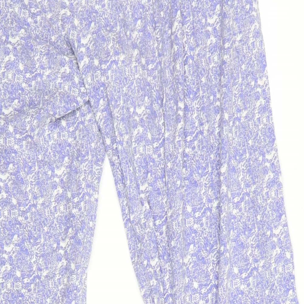 Love to Lounge Womens Purple Floral   Lounge Pants   - Elastic waist