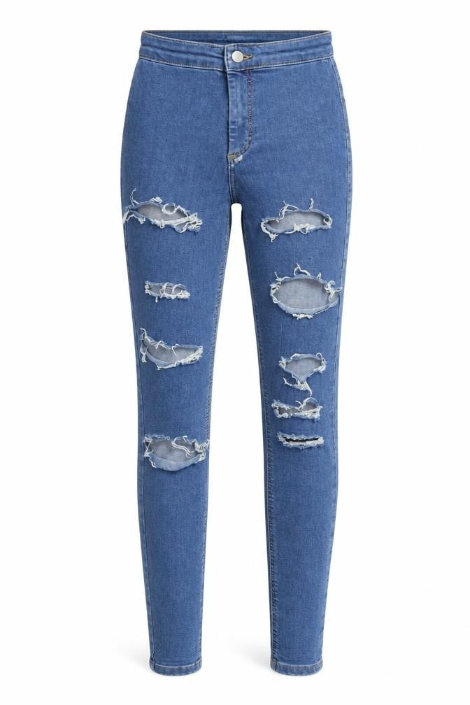 Topshop Womens Blue   Jegging Jeans Size 26 in L30 in