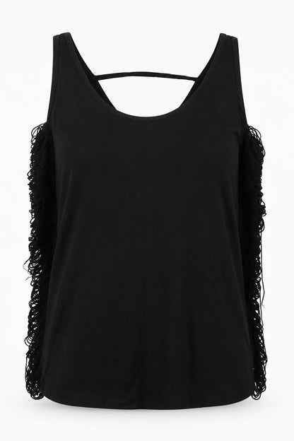 Oasis Womens Black   Basic Tank Size S