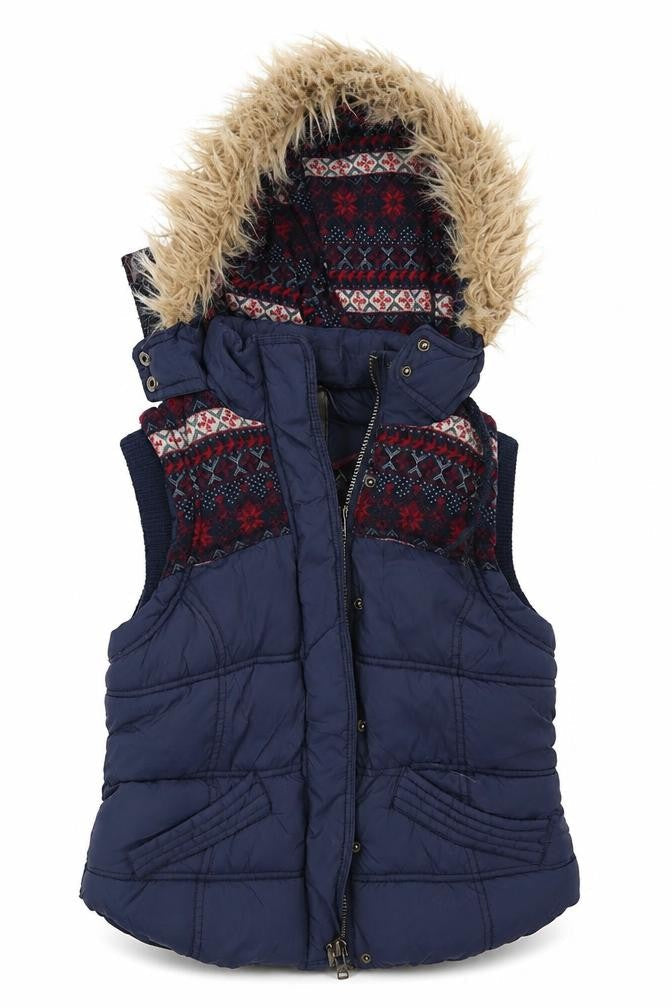 hudson & rose Womens Blue   Gilet Coat Size 8