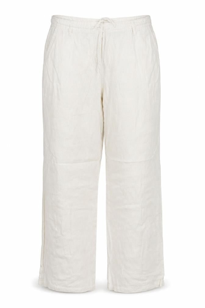 Mia Moda Womens White   Trousers  Size 16 L27 in
