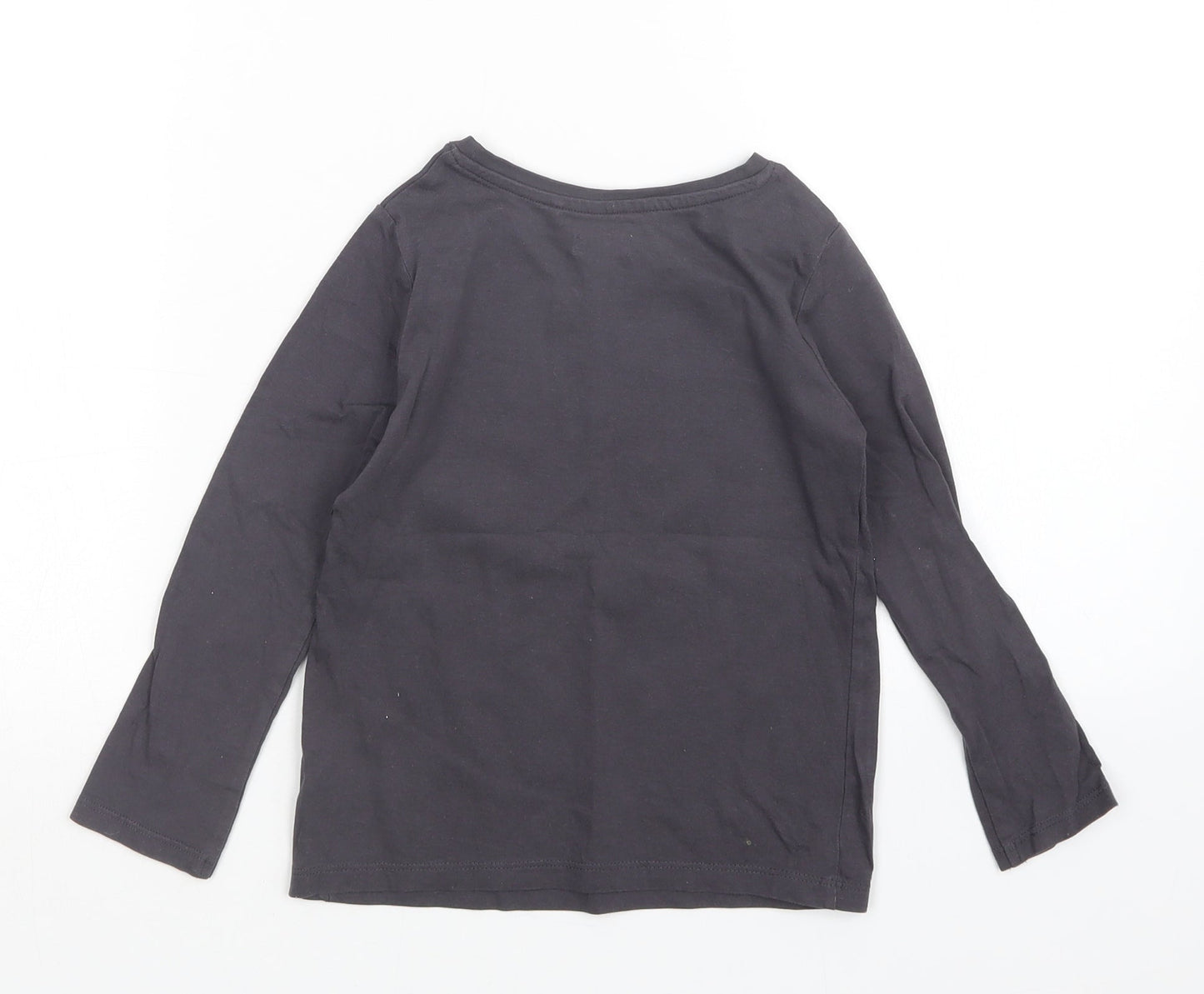NEXT Girls Grey   Basic T-Shirt Size 5 Years