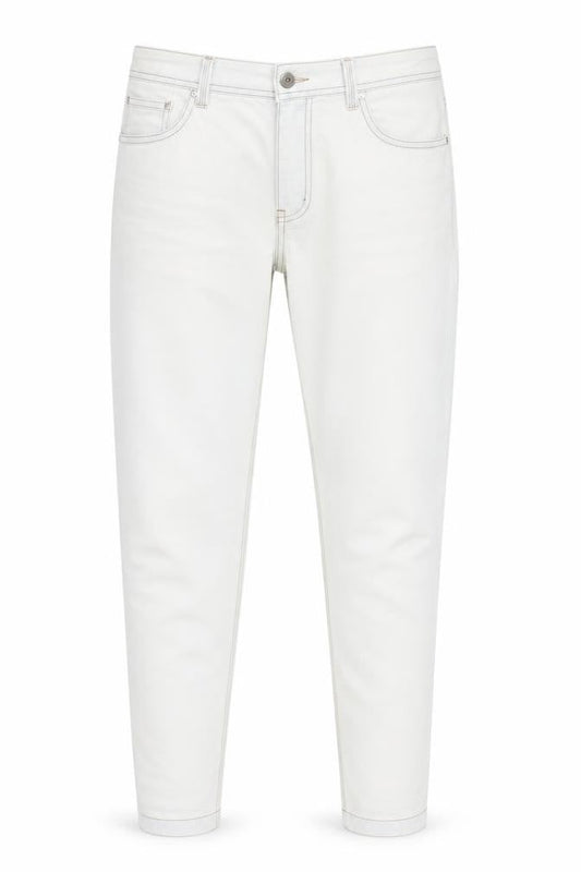 yesyes Womens White   Skinny Jeans Size 12 L26 in