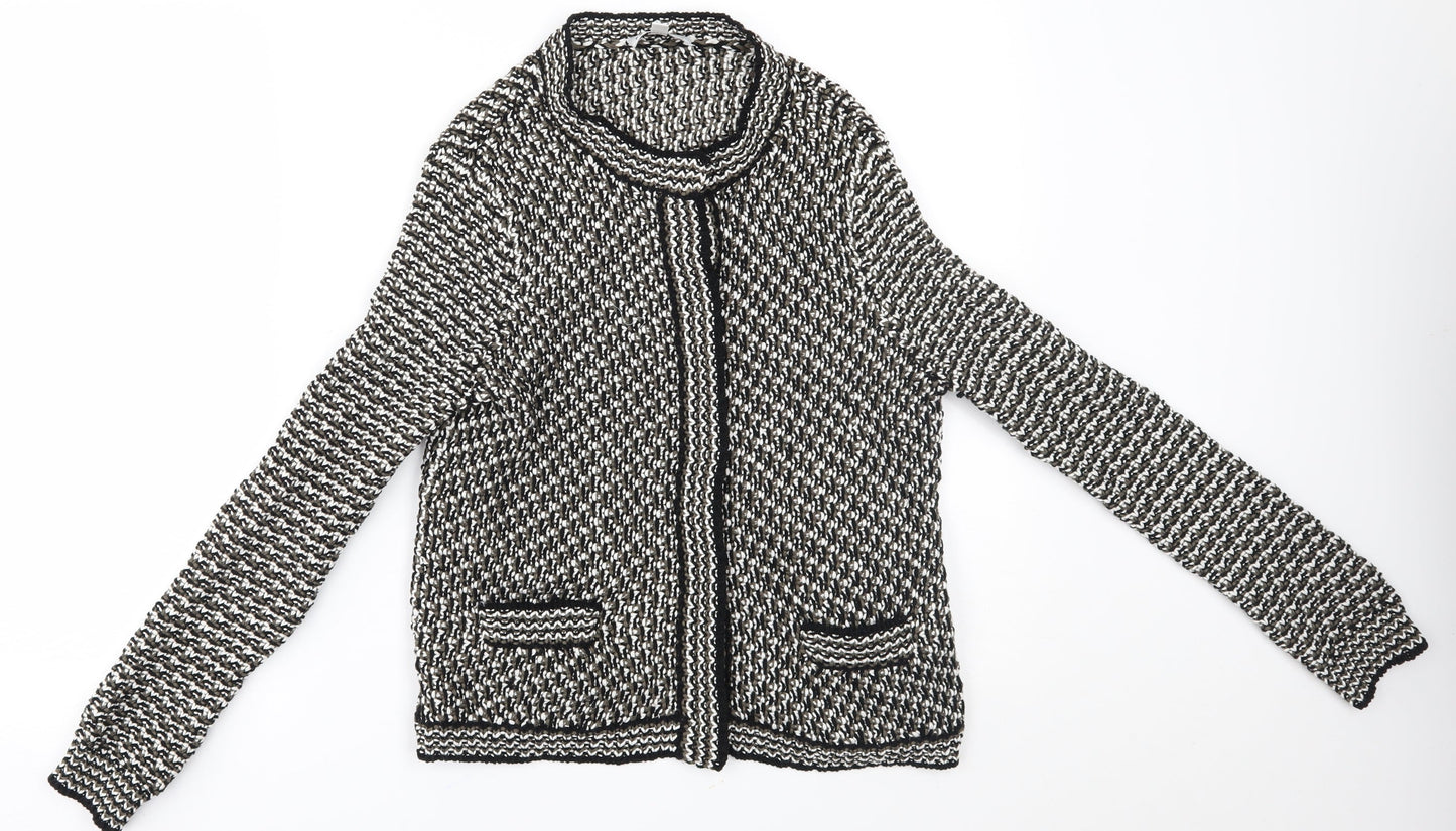 Peter Hahn Womens Grey   Cardigan Jumper Size 14