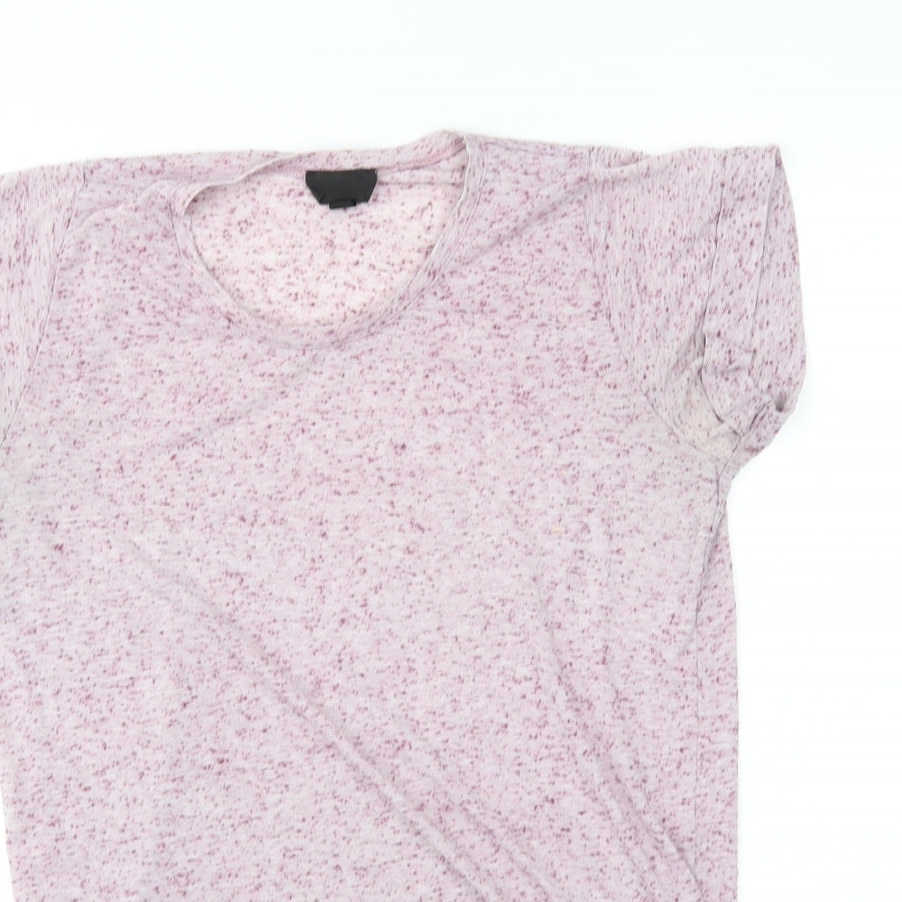 Topshop Womens Pink   Basic T-Shirt Size 6