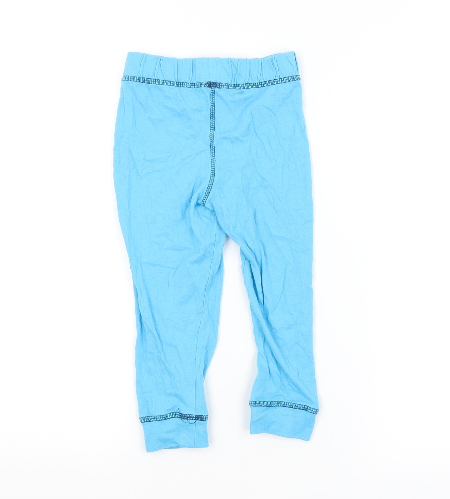 Preworn Boys Blue Colourblock   Pyjama Pants Size 3-4 Years