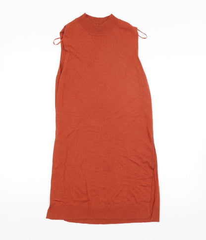 Peacocks Womens Brown   Jumper Dress  Size 10