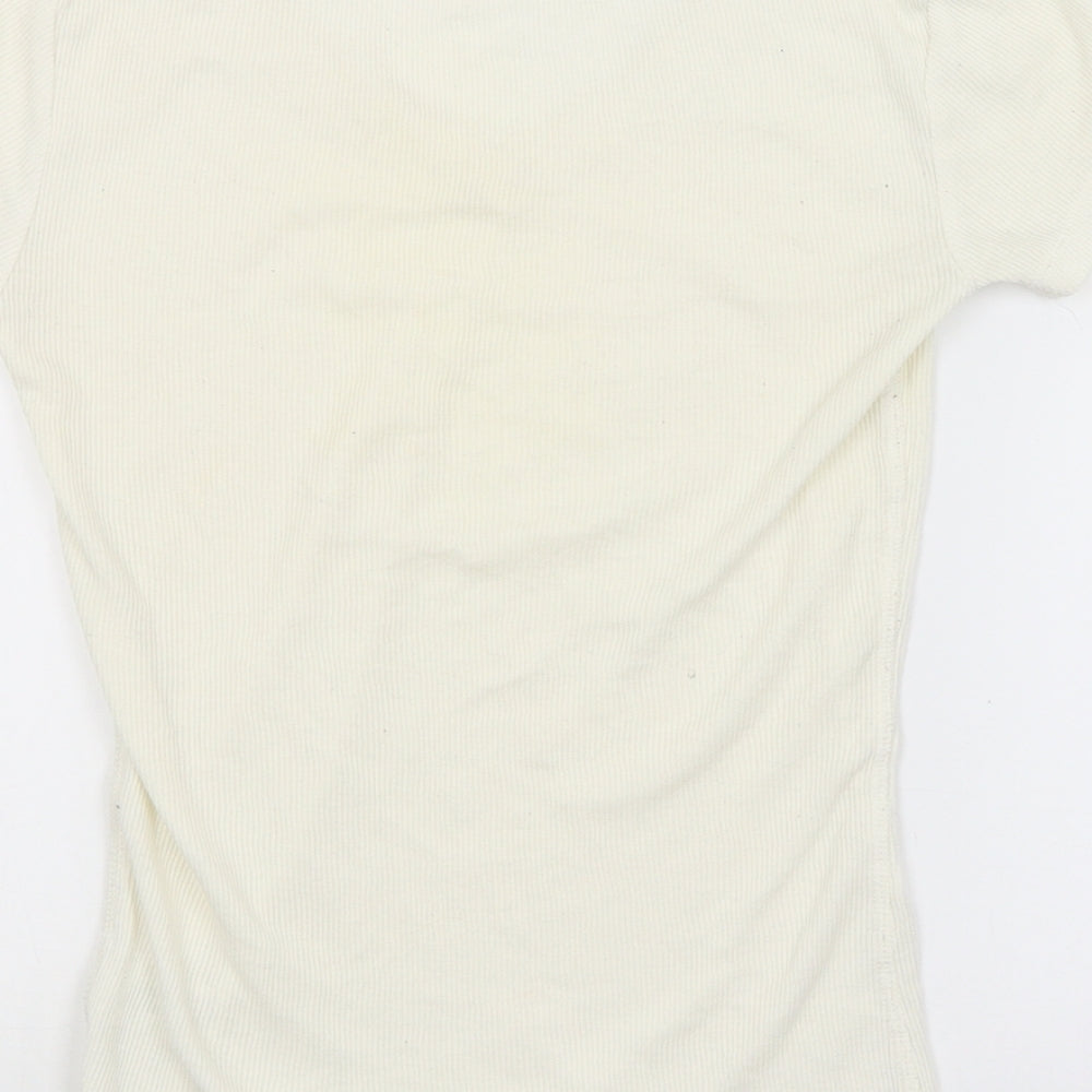 George Womens White   Basic Blouse Size 8