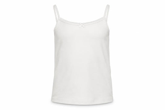 Marks & Spencer Girls White   Basic Tank Size 5-6 Years
