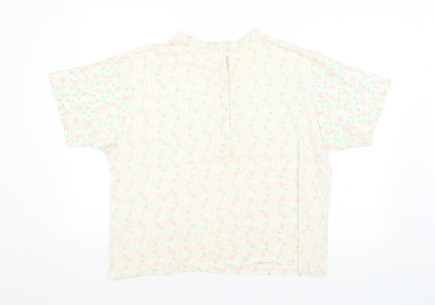 Preworn Womens Multicoloured Floral  Basic Blouse Size 10