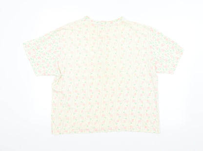 Preworn Womens Multicoloured Floral  Basic Blouse Size 10