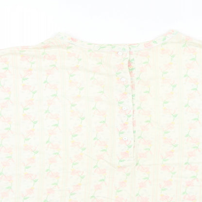 Preworn Womens Multicoloured Floral  Basic Blouse Size 10