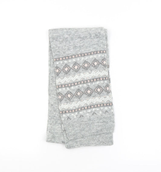 Avenue Womens Grey Argyle/Diamond   Scarf