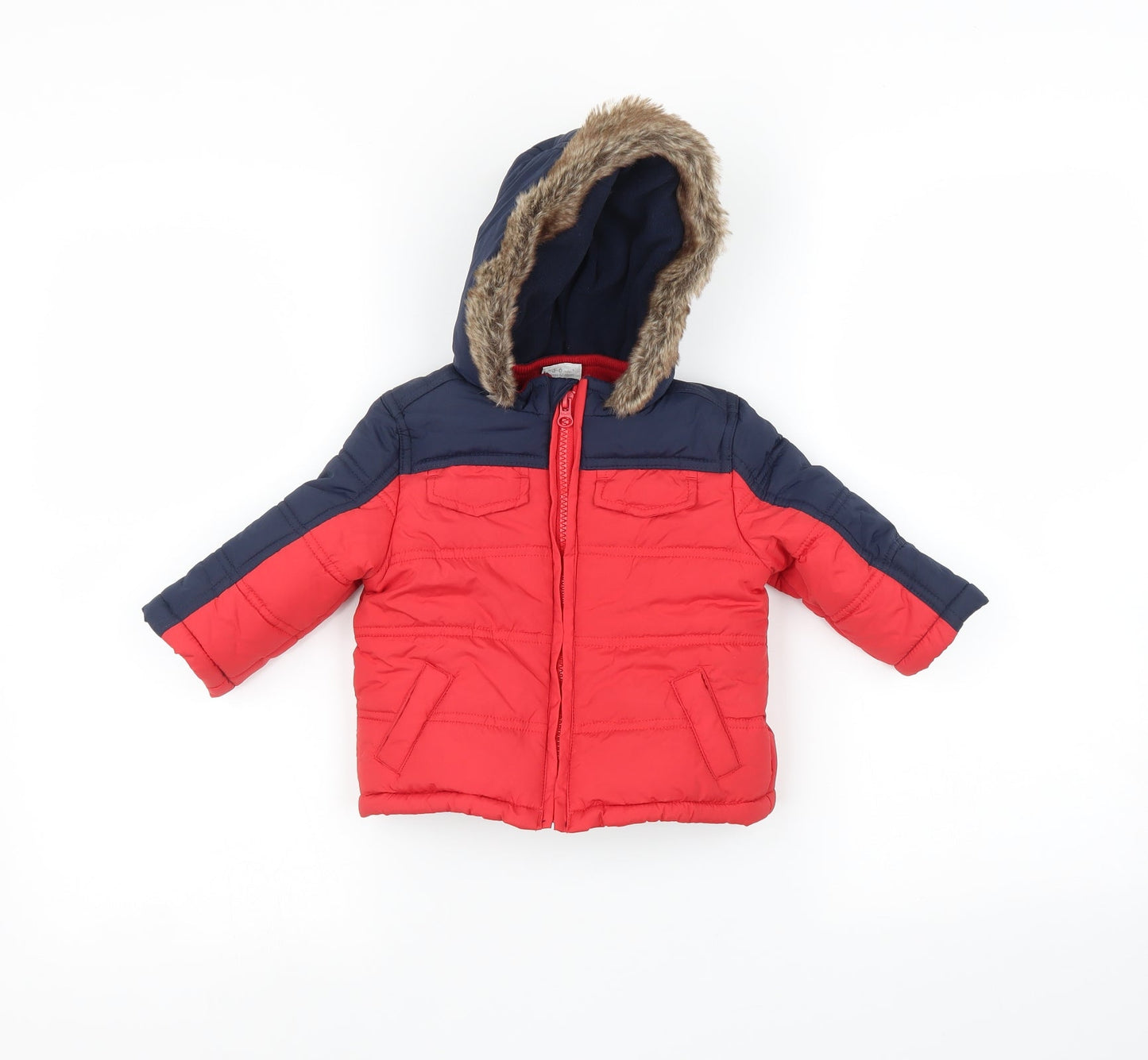 Mini Club Baby Multicoloured Striped   Coat Size 3-6 Months