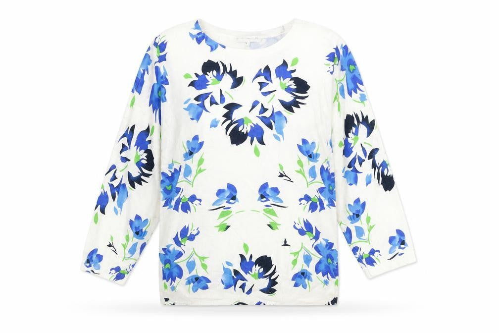 Annabelle Womens Multicoloured Floral  Basic T-Shirt Size M