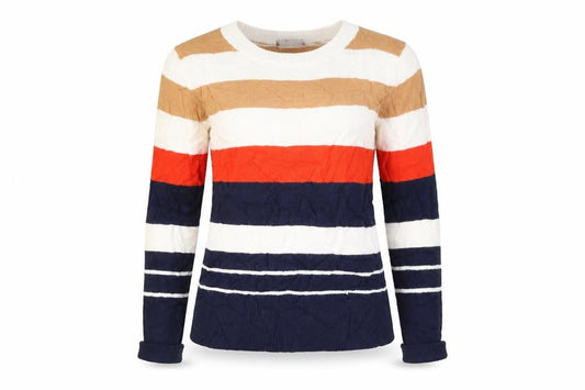 Oasis Womens Multicoloured Striped  Pullover Jumper Size S