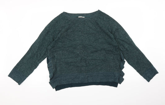 Zara Womens Green   Pullover Jumper Size M