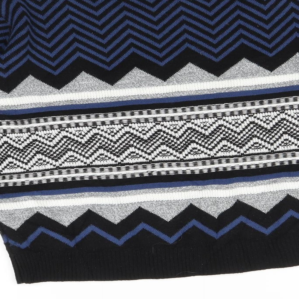 Cooperative Mens Multicoloured Argyle/Diamond  Pullover Jumper Size XS