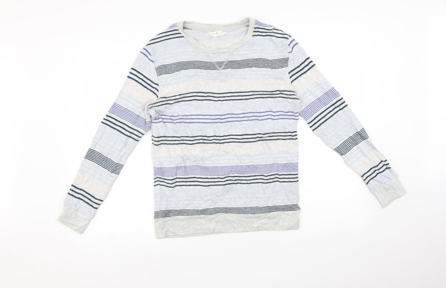 Marks and Spencer Womens Multicoloured Striped   Pyjama Top Size 8