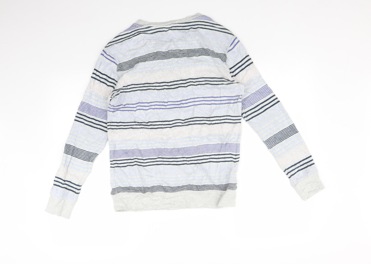 Marks and Spencer Womens Multicoloured Striped   Pyjama Top Size 8