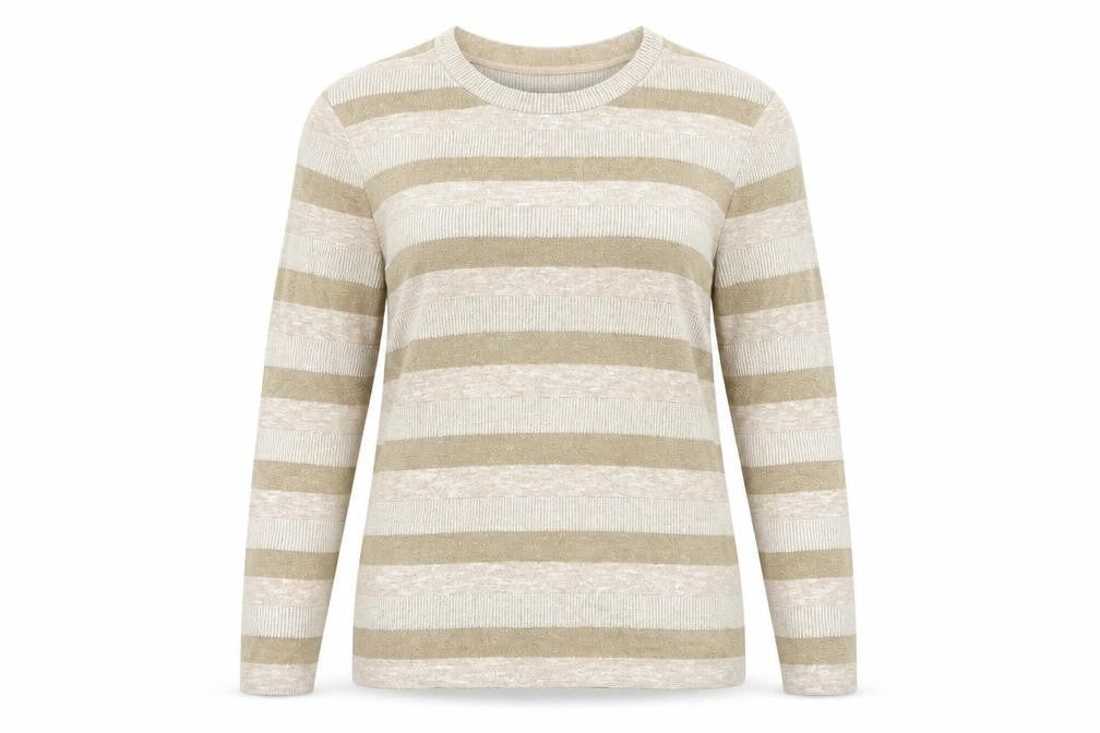 Marks & Spencer Womens Multicoloured Striped  Pullover Jumper Size 14
