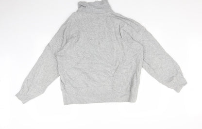 Preloved Marks and Spencer Mens Grey   Pullover Jumper Size L - Back