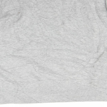 Preloved Marks and Spencer Mens Grey   Pullover Jumper Size L - Label