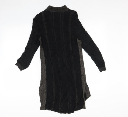 Back view of Papaya women’s multicoloured striped a-line, size UK 12